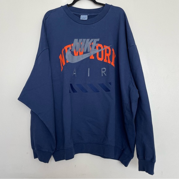 Men’s Nike Air NYC Fleece Crew Sweatshirt Size XXL